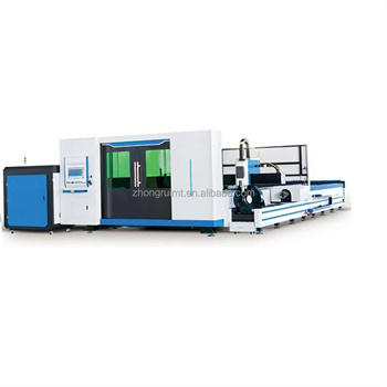 Uzavretý CNC vysokovýkonný 6000W laserový rezací stroj na kovové vlákna s výmennou platformou
